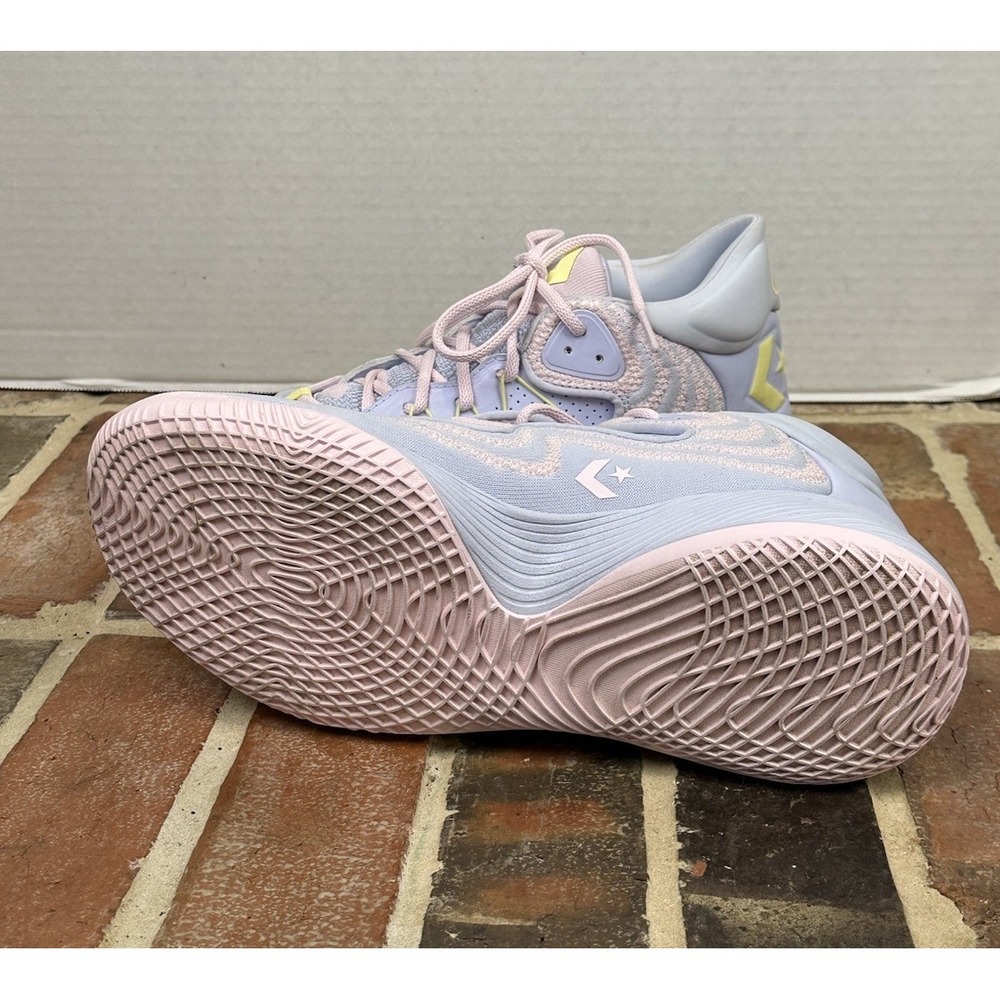 Converse CX Air Zoom Women's Basketball Sneakers  Purple‎ Pink Yellow Size 12.5 - Picture 5 of 6